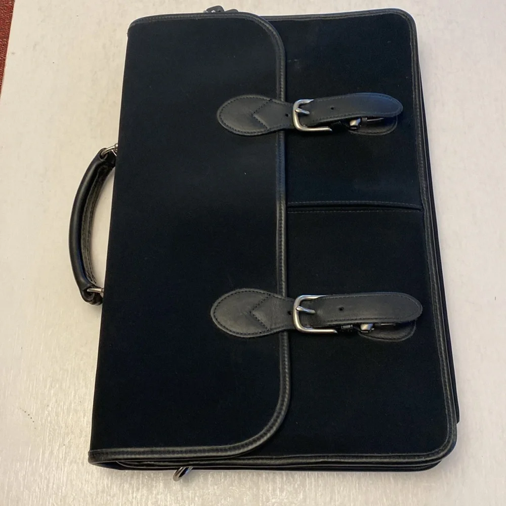 Schlesinger Elegant Black Leather Men's Bag